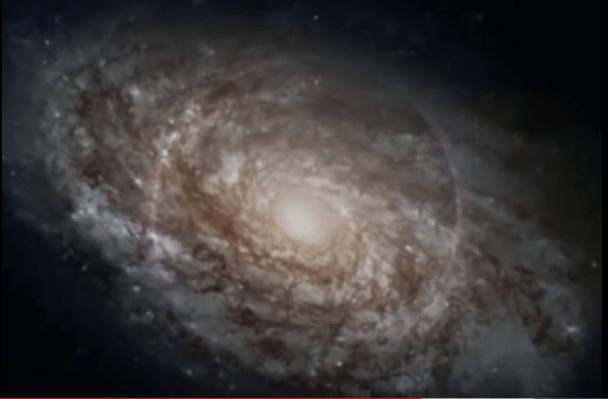galaxy in Lux Aeterna video