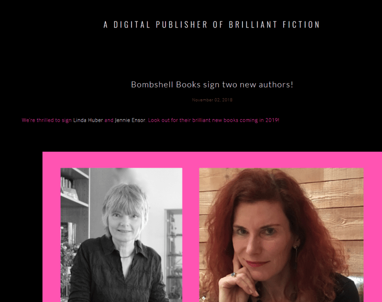 Signing me and Linda with pix